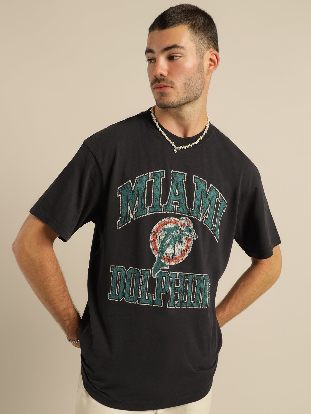 Miami Dolphins T-Shirt in Black