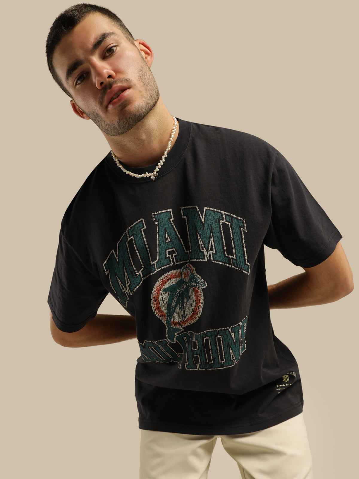 Miami Dolphins T-Shirt in Black