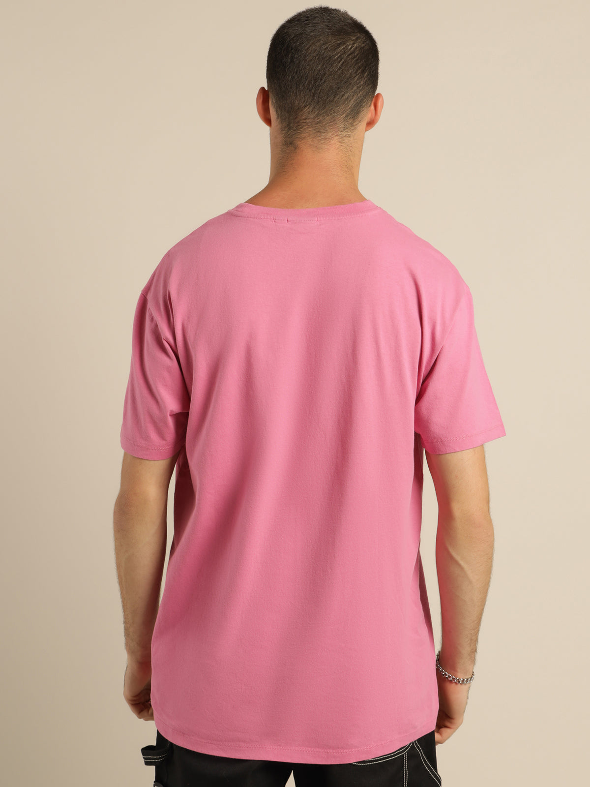 S Patch T-Shirt in Pink