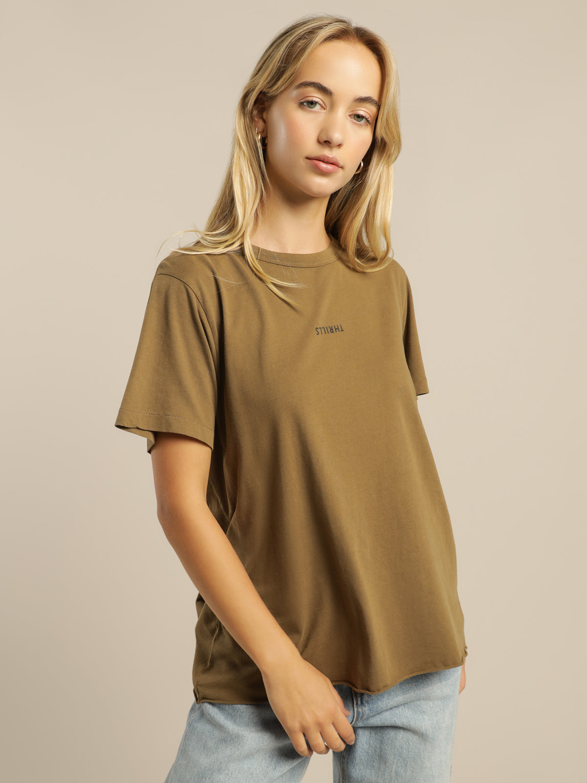 Minimal Relaxed T-Shirt in Plantation