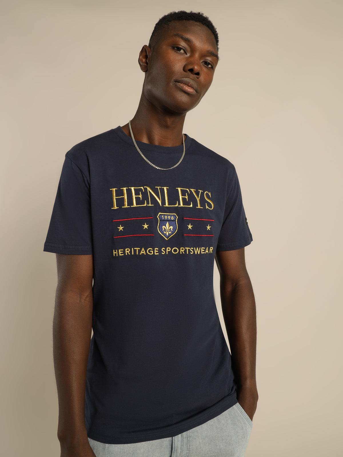 Henleys Academic T-Shirt | Navy