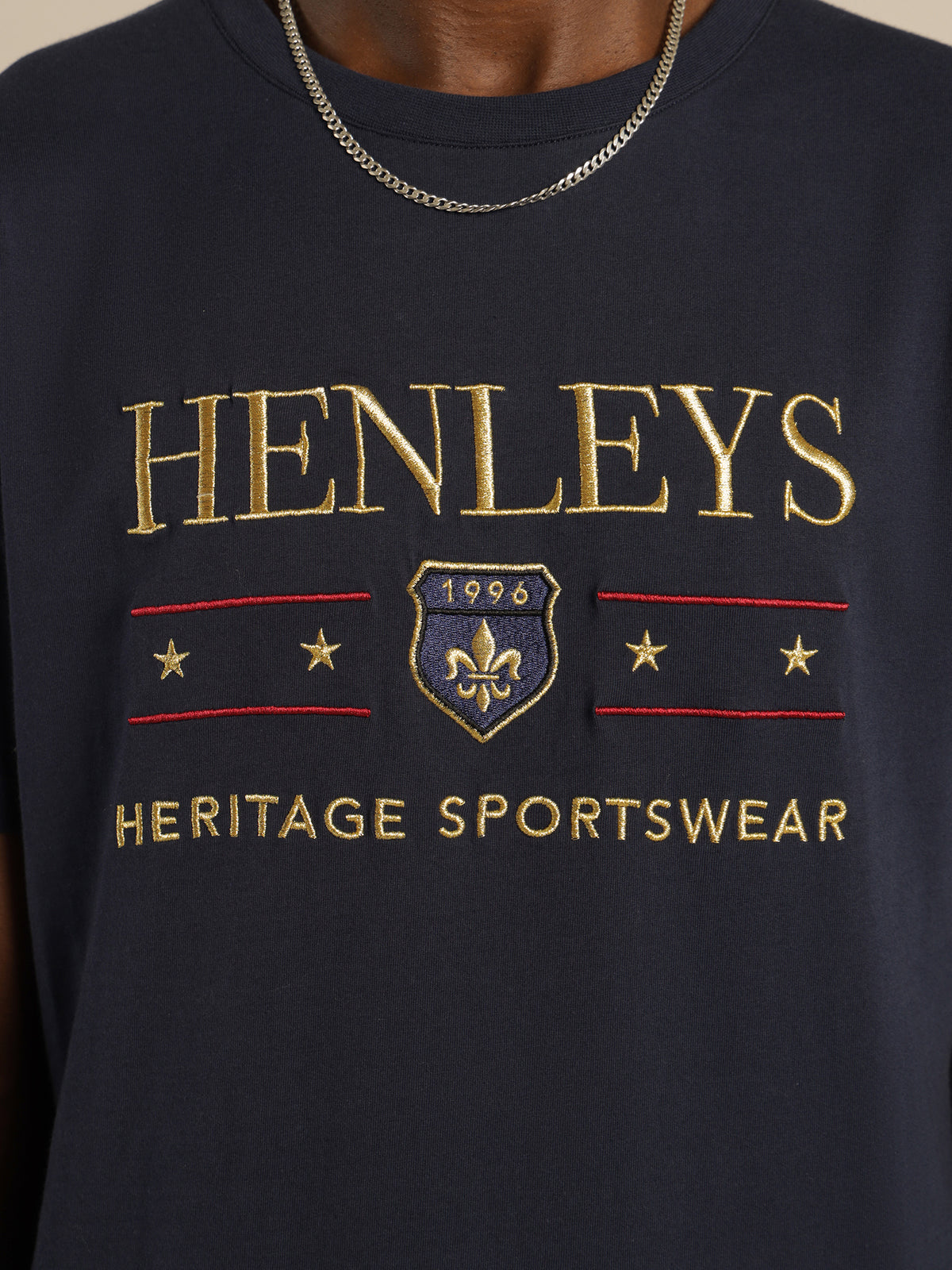 Henleys Academic T-Shirt | Navy