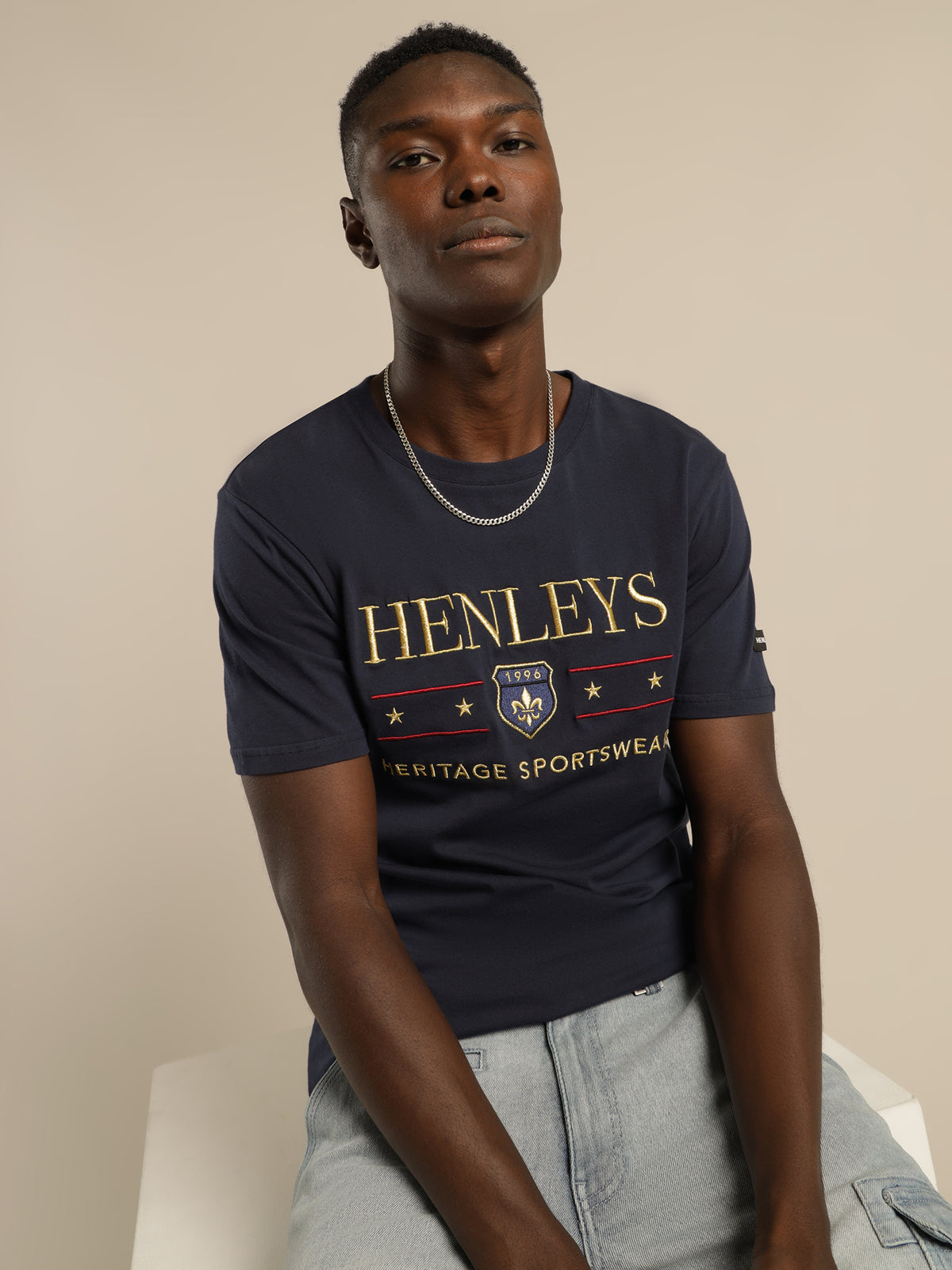 Henleys Academic T-Shirt | Navy