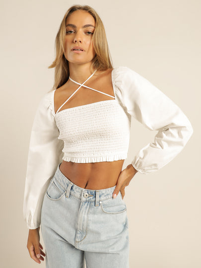 Joelle Poplin Top