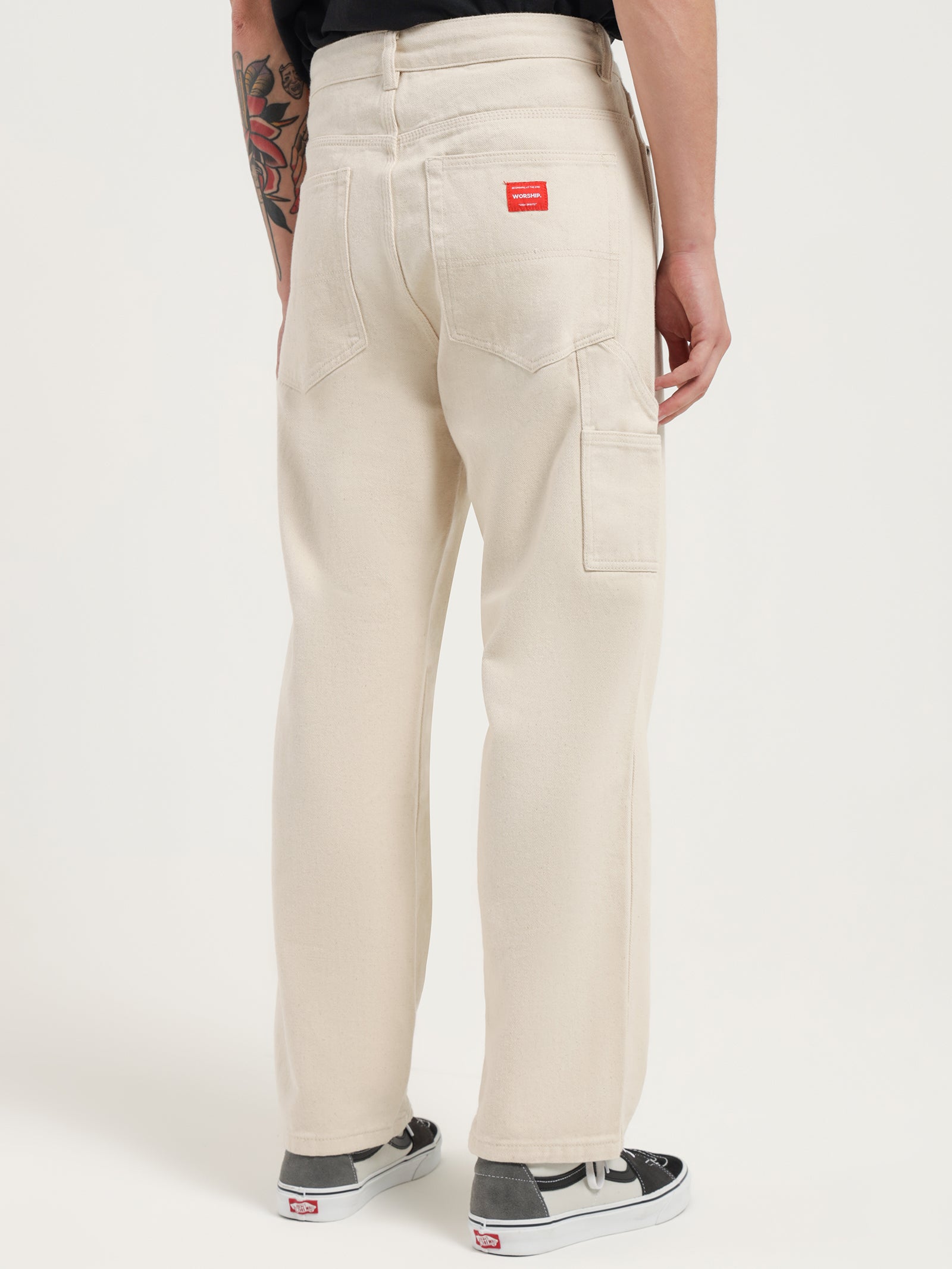 Stay Loose Carpenter Men's Jeans - White | Levi's® US