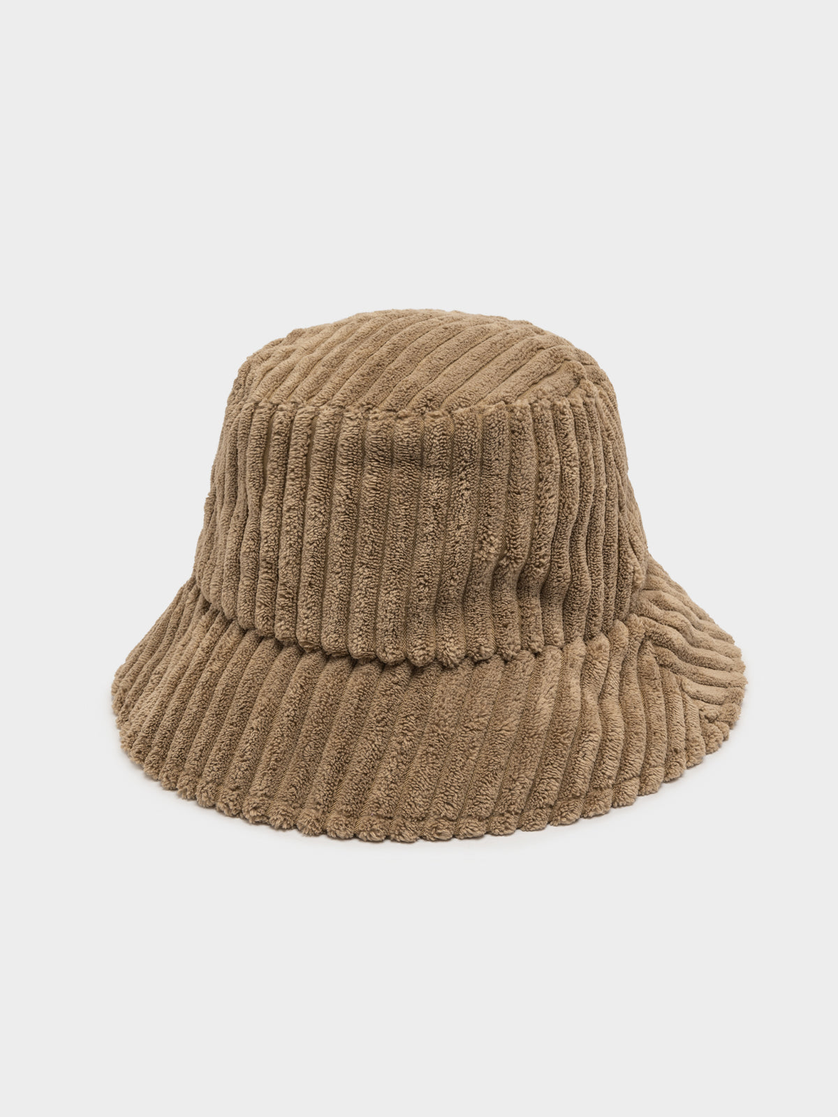 Jumbo Corduroy Bucket Hat in Sand