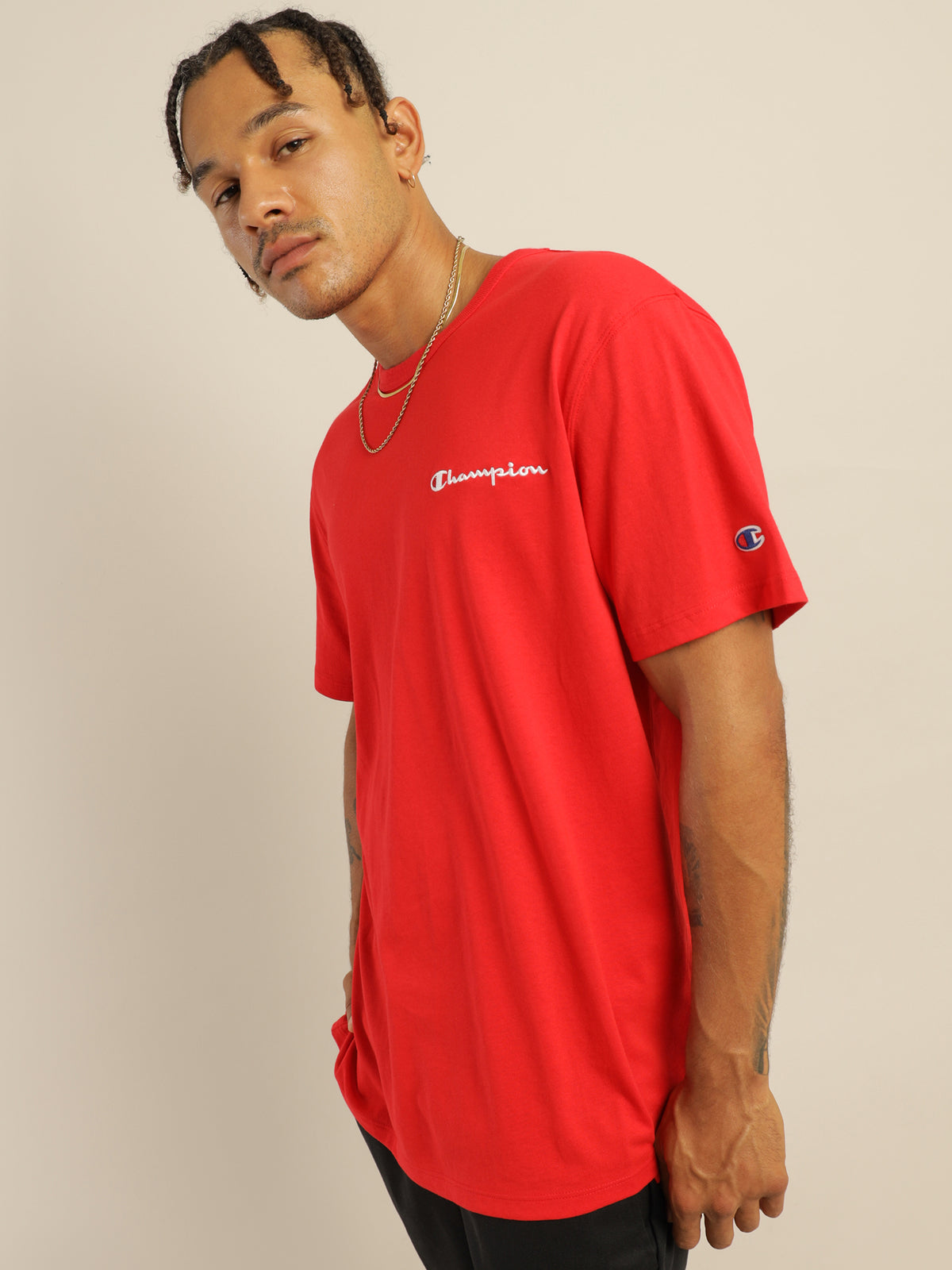 Heritage T-Shirt in Team Red Scarlet