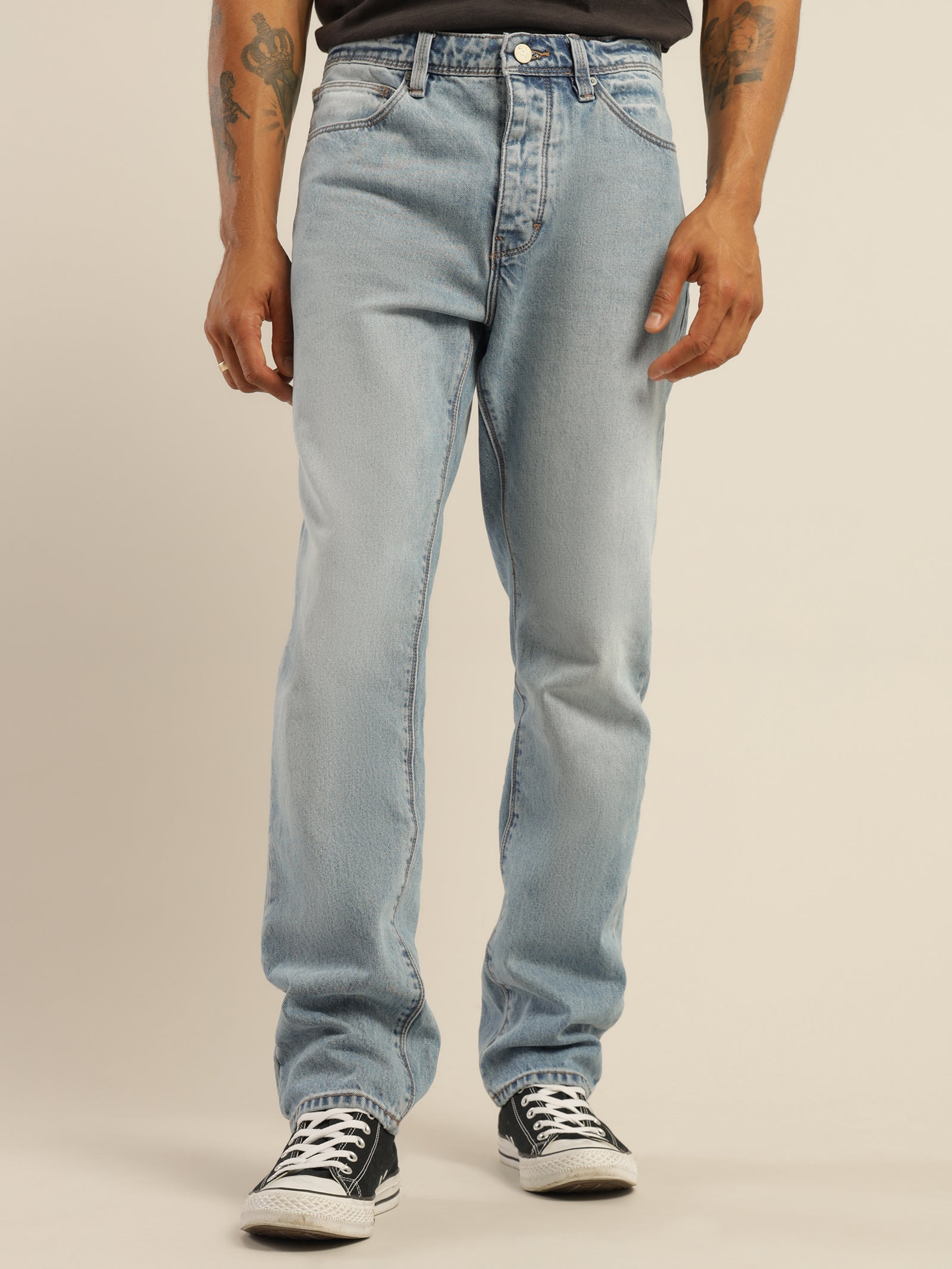 Abrand A 90s Relaxed Jeans Blue Glue Store - Main Image