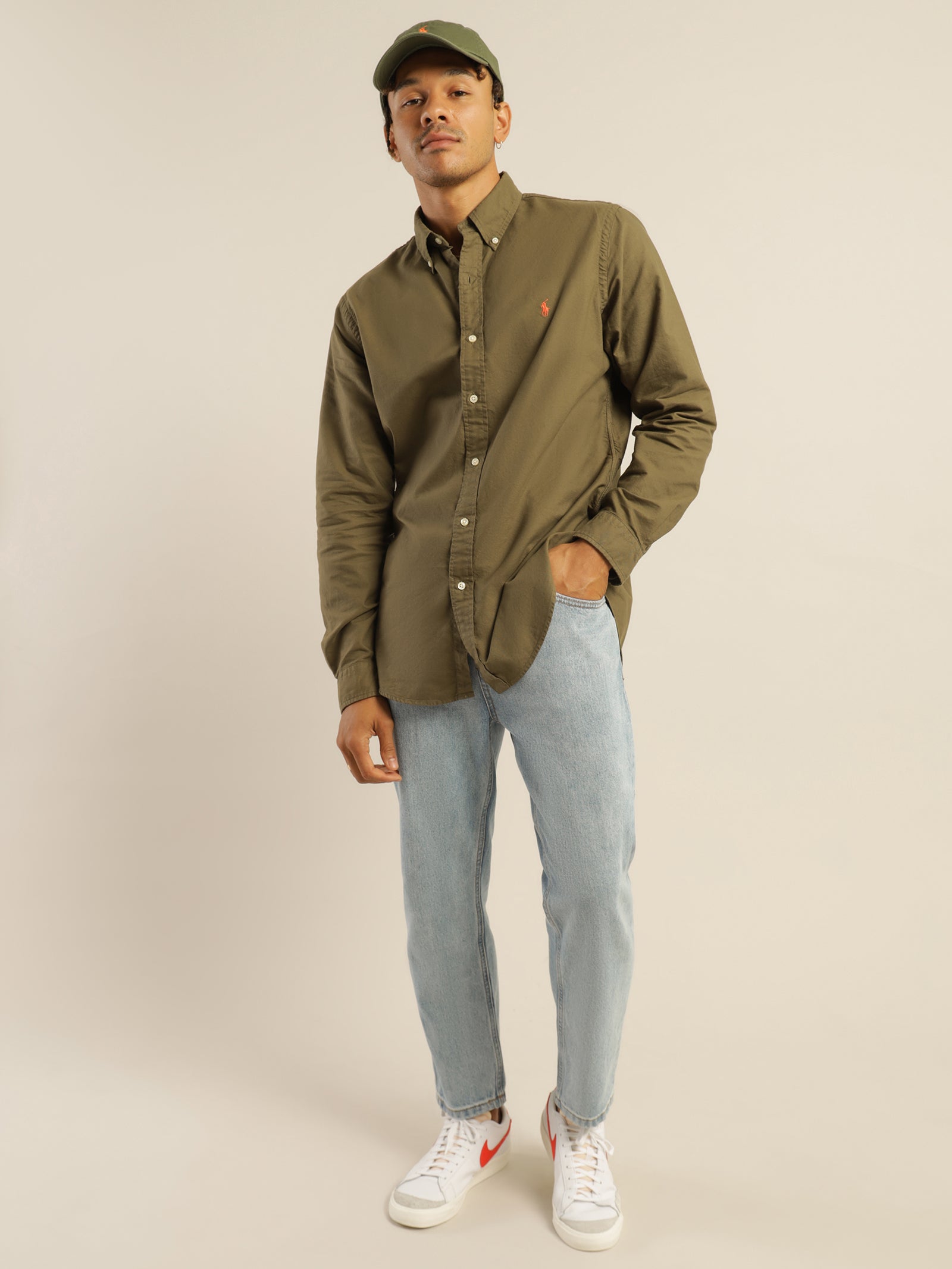 40/1 GD Oxford Long Sleeve Shirt