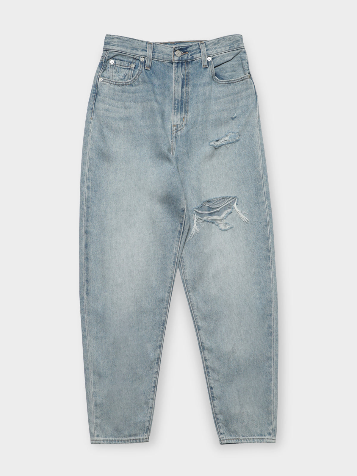 High Loose Tapered Jeans in Here to Stay Blue