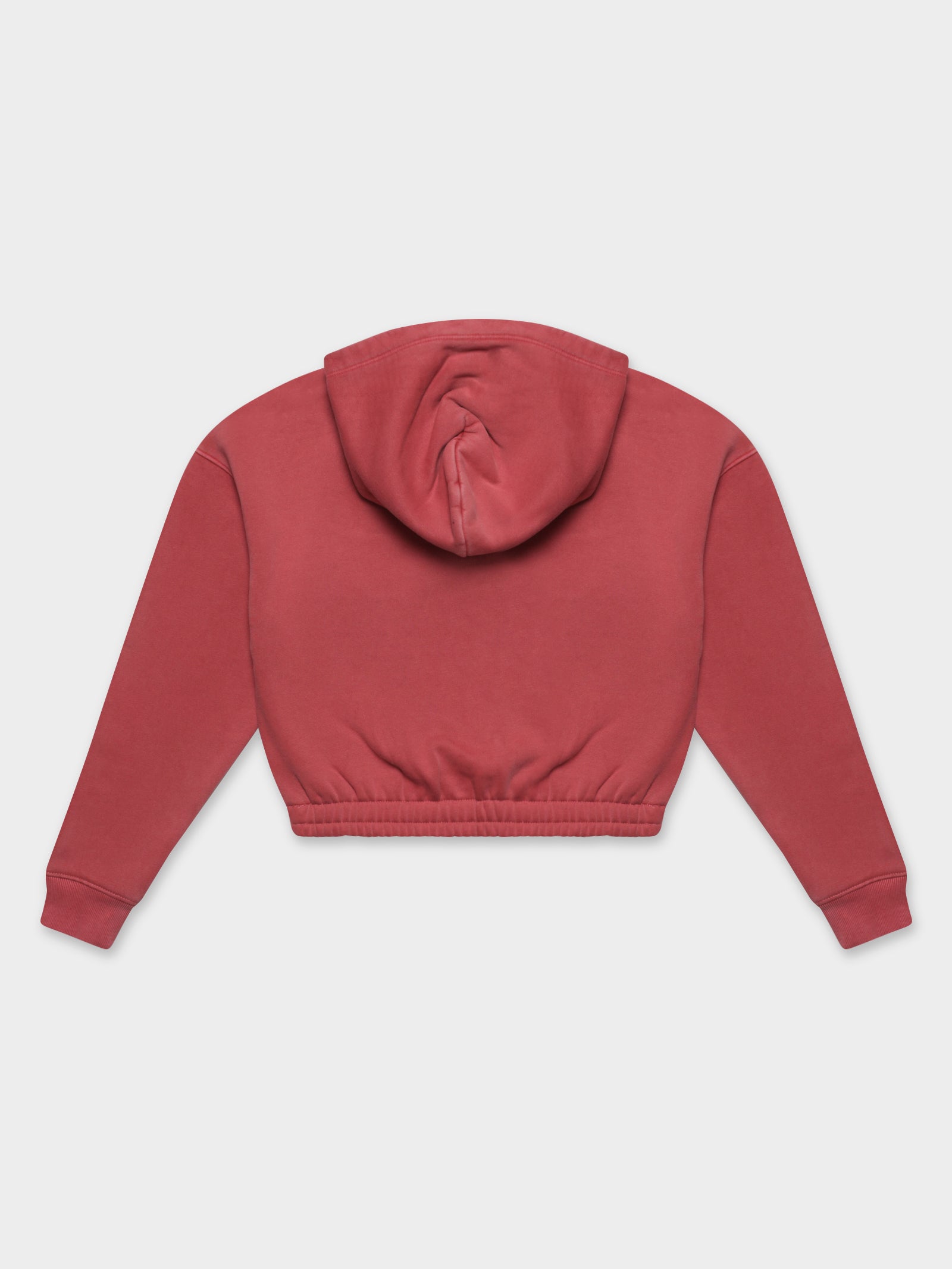 College Cropped Quarter-Zip Hoodie