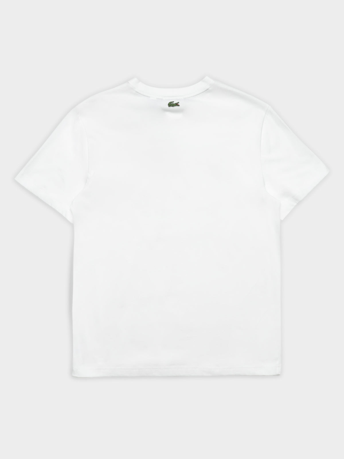 Lifestyle Logo Croc T-Shirt in White