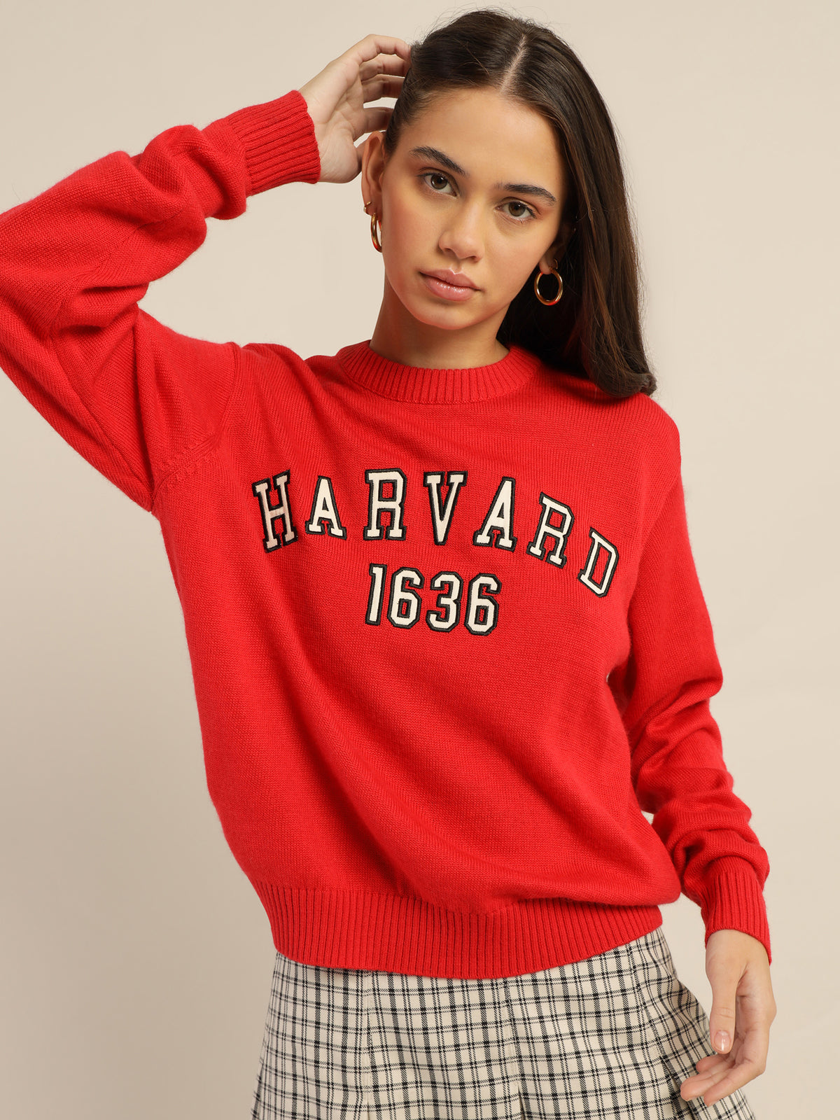 Harvard Est. 1636 Knit in Crimson