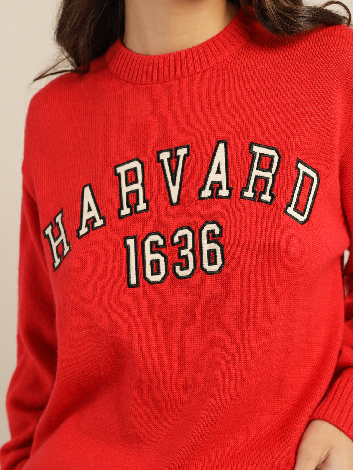 Harvard Est. 1636 Knit in Crimson