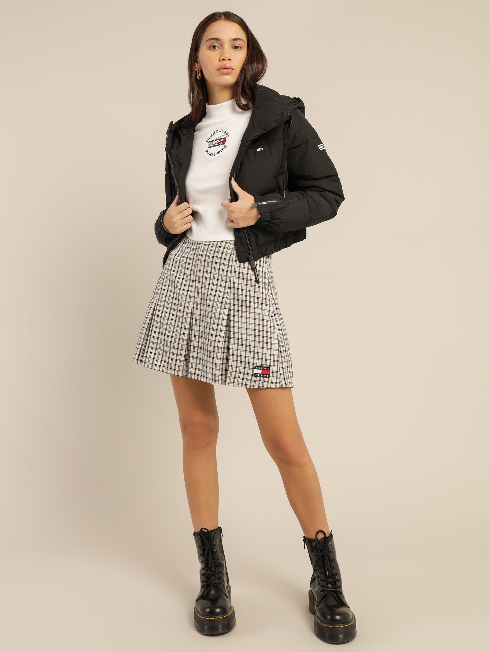 Cropped Down Puffer Jacket