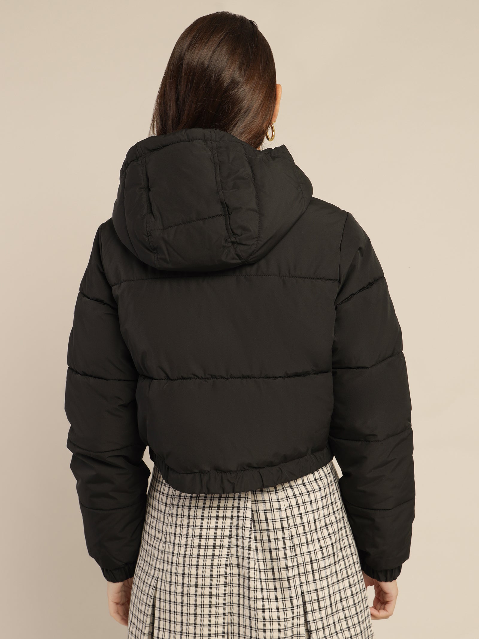 Cropped Down Puffer Jacket
