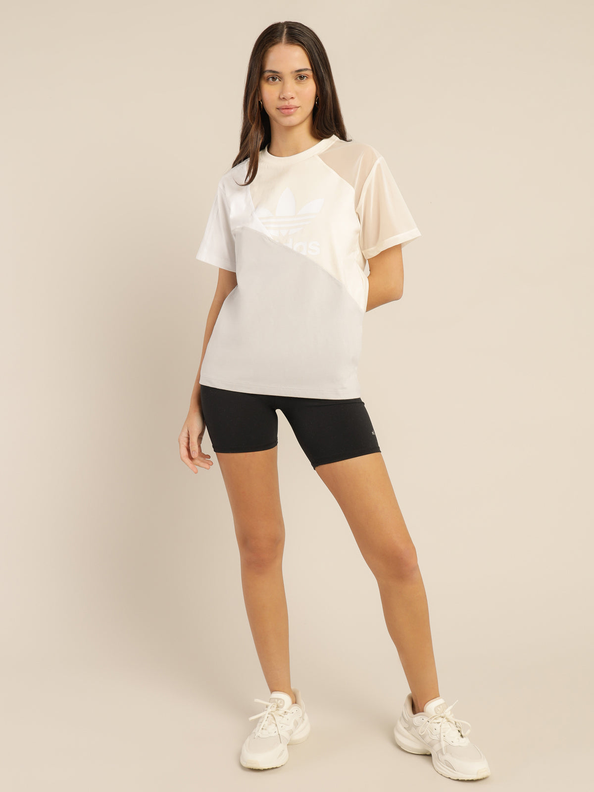 Adidas Adidas Split Trefoil T-Shirt | Wonder Whi