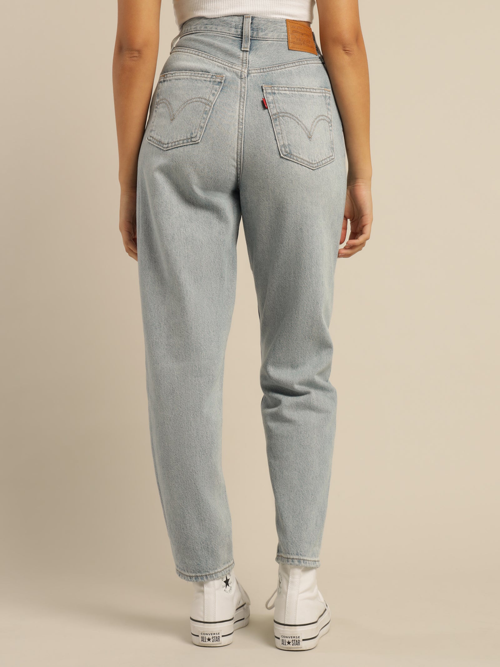 High Loose Tapered Jeans