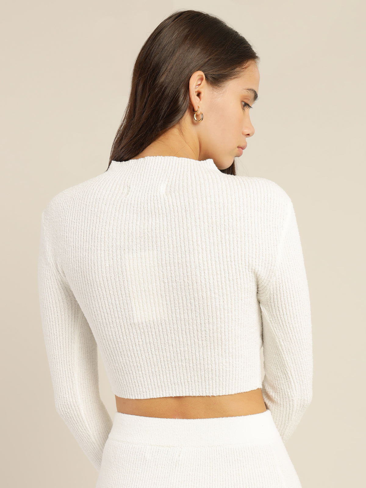 Ivy Knit Top in Ivory White