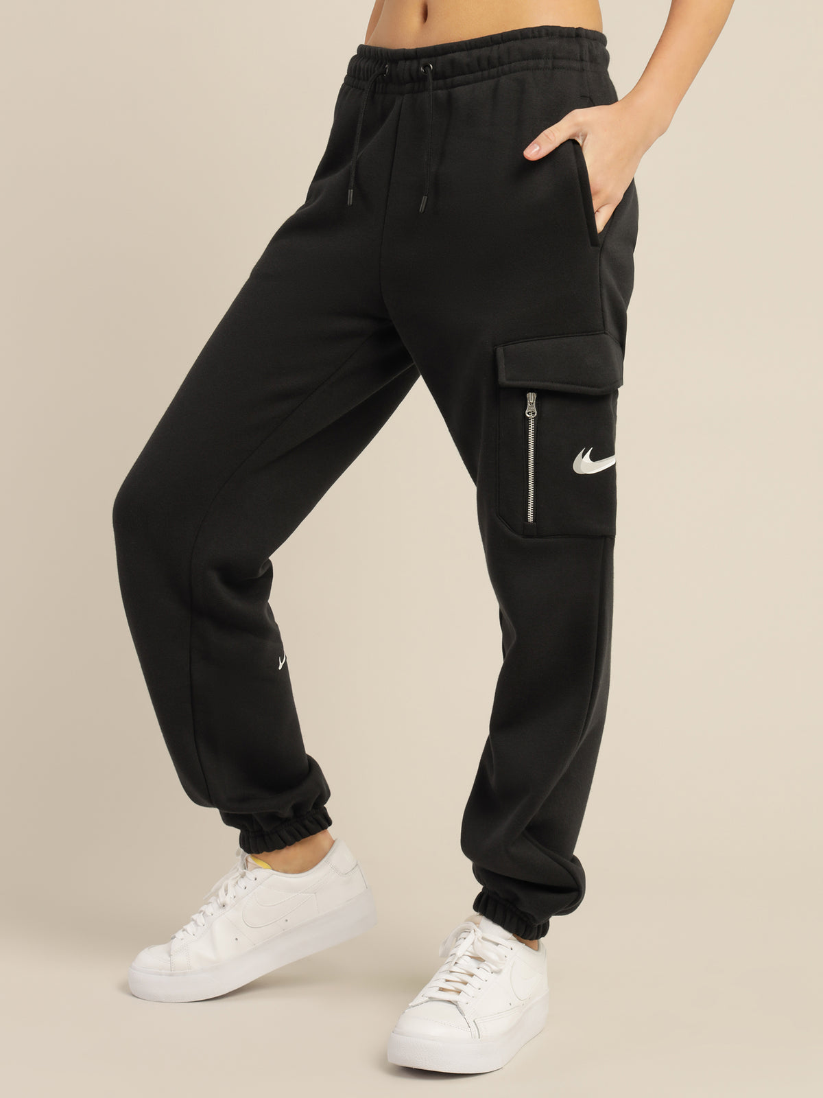 Sportswear Dance Cargo Pants in Black &amp; White