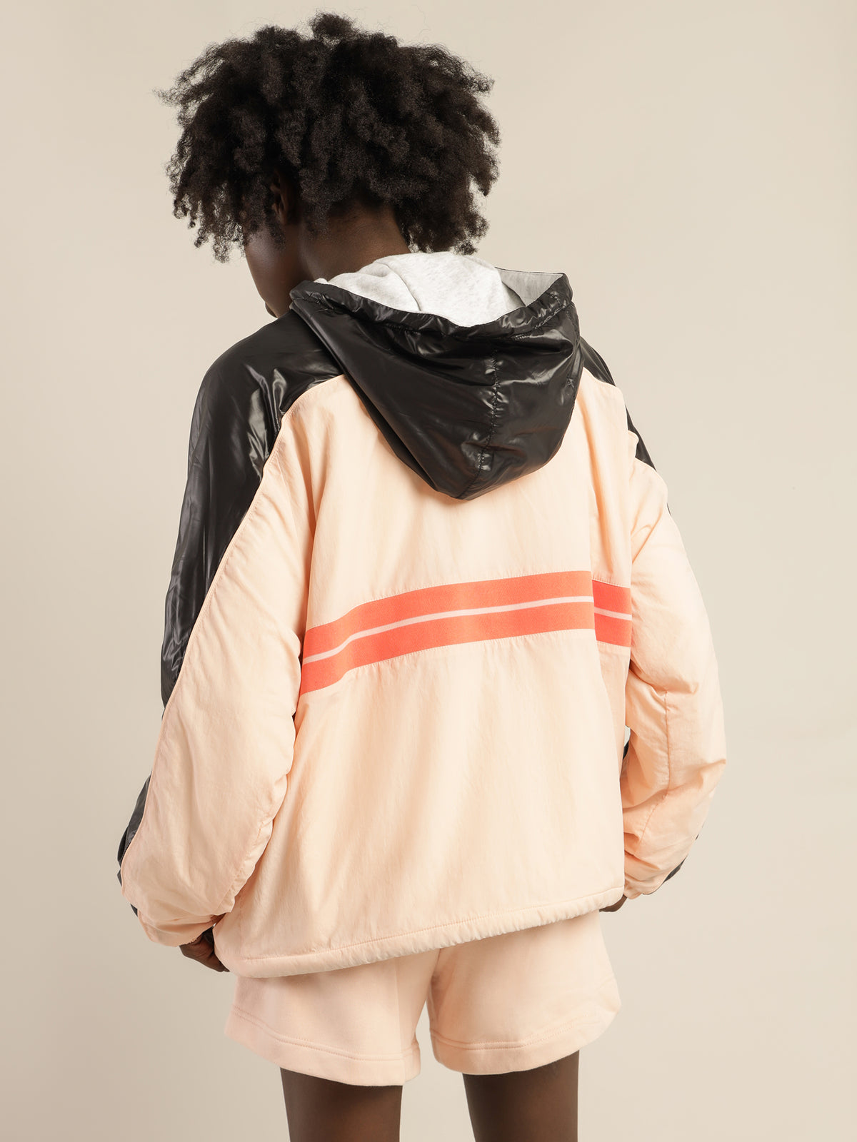 Double Under Jacket in Pale Candy Pink