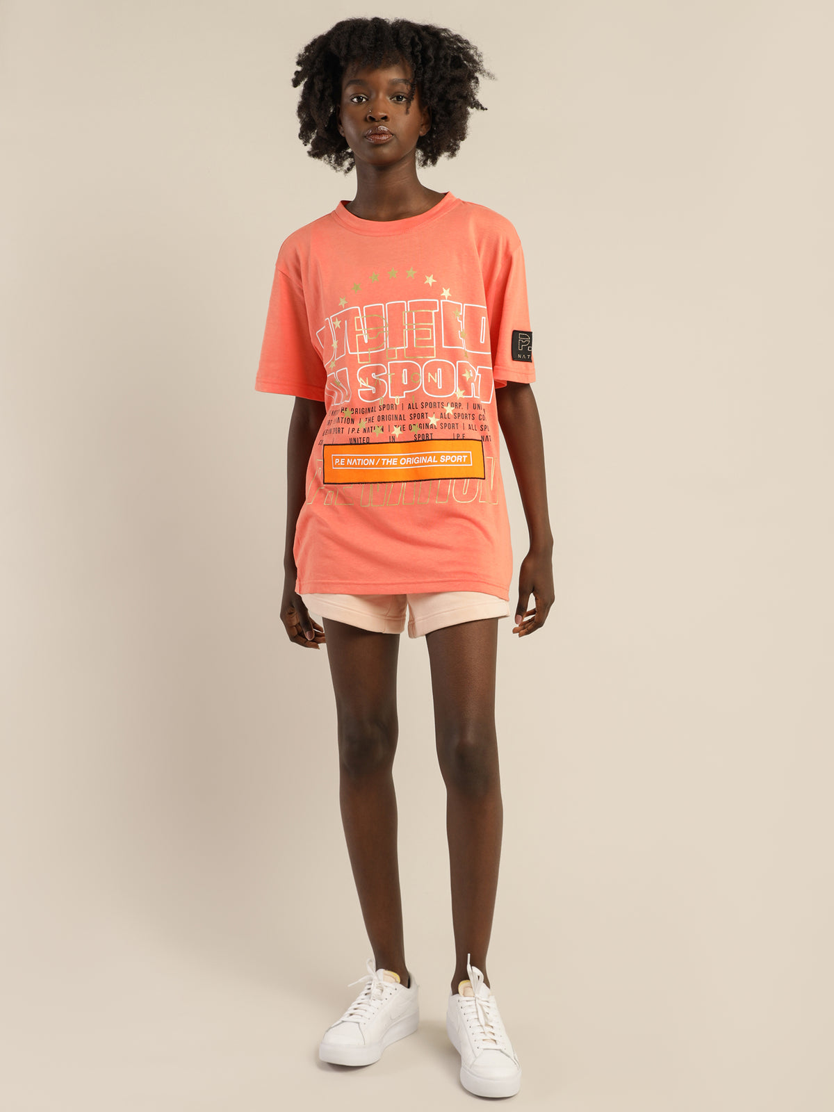 Dimension T-Shirt in Camellia Coral Pink