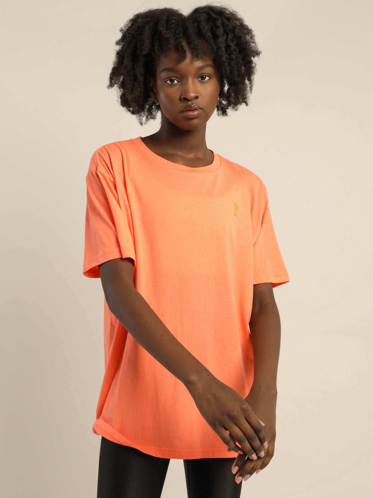 All Around T-Shirt in Persimmon Orange