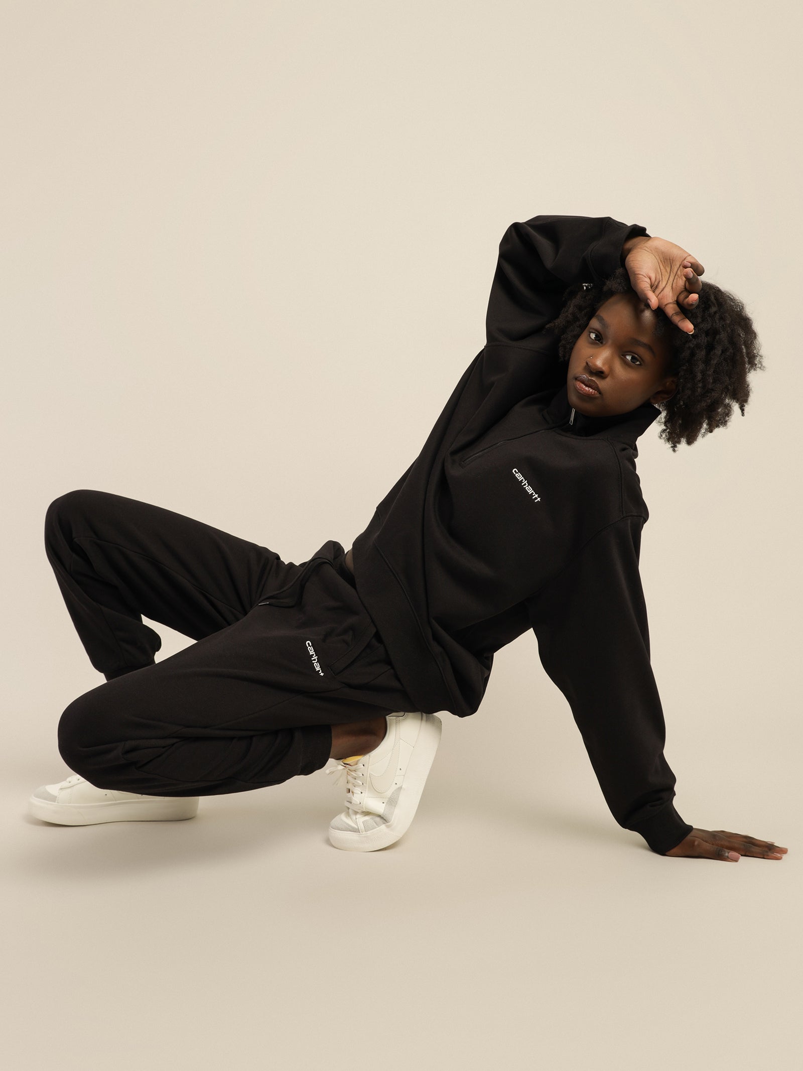 Script Embroidery Sweatpants