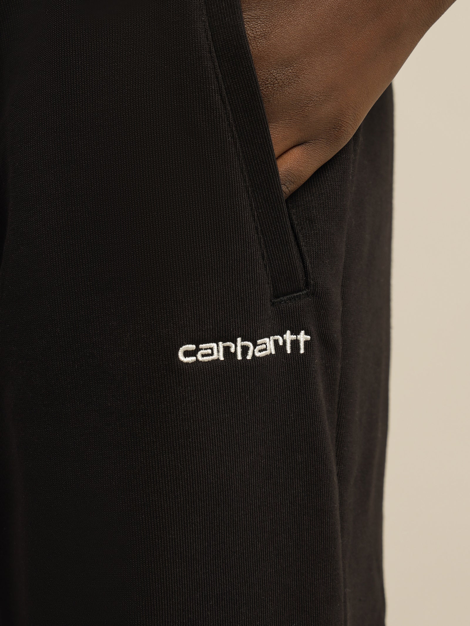 Script Embroidery Sweatpants