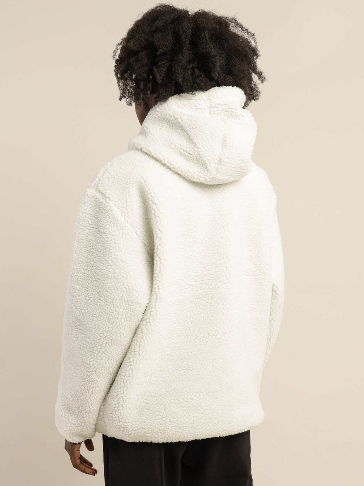 Hooded Loon Liner Sherpa Jacket in Wax