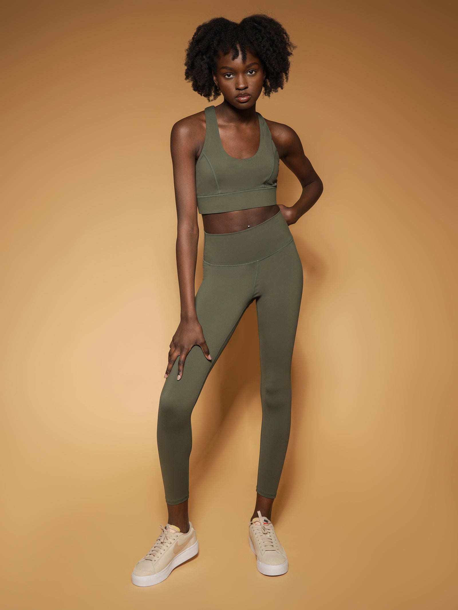 Nude Active High-Rise 7/8 Leggings