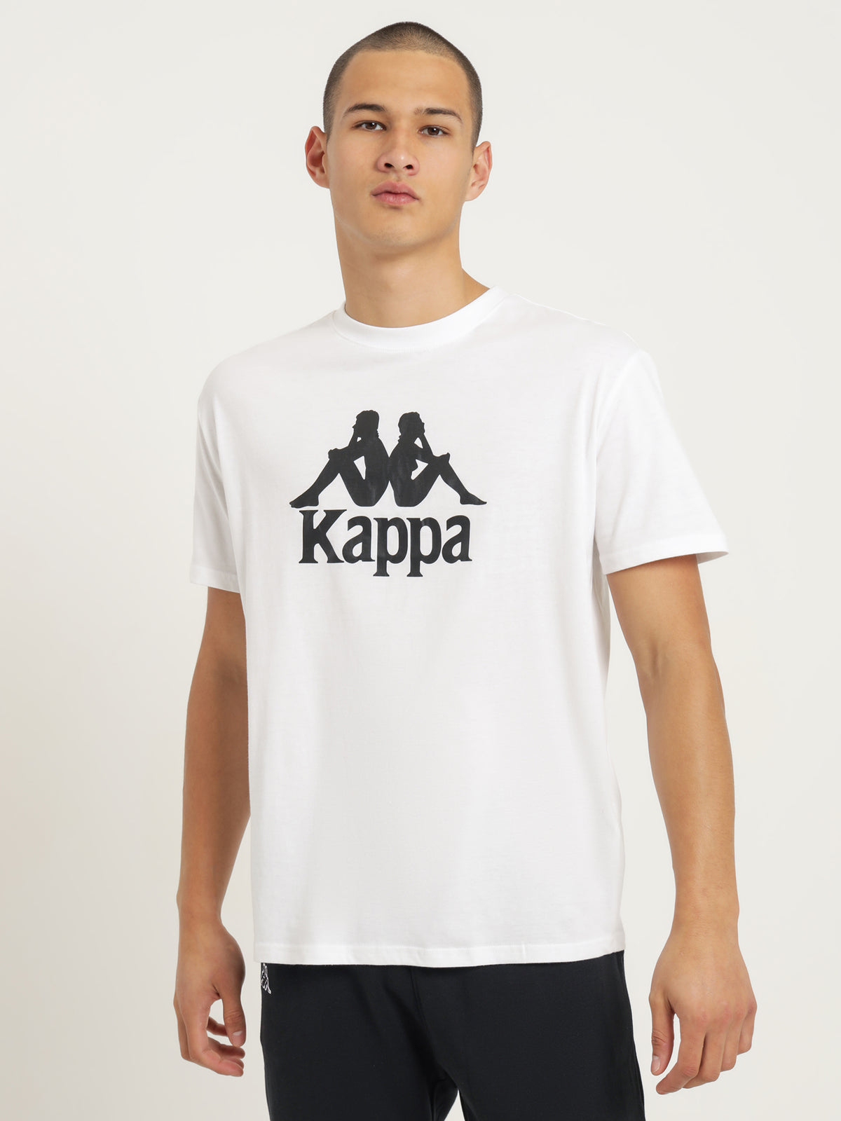 Kappa Authentic Tahiti T-Shirt | A1X White - Black