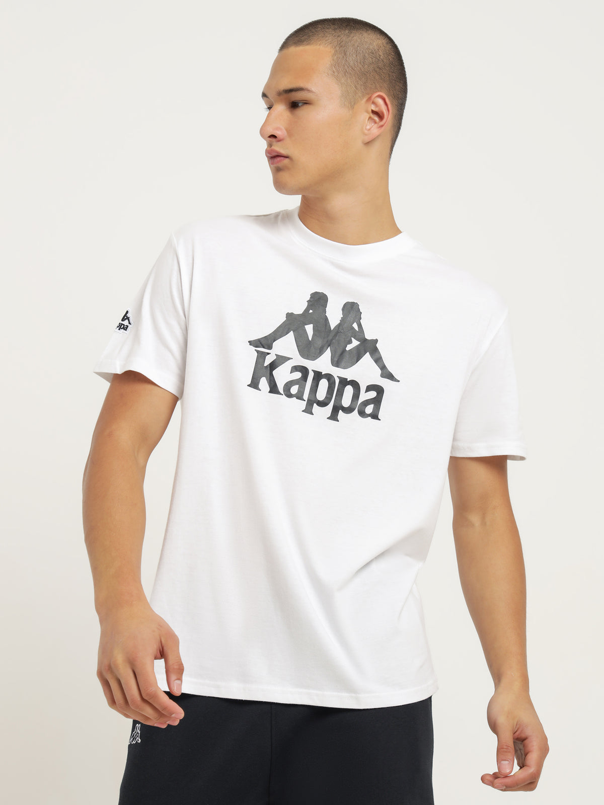 Kappa Authentic Tahiti T-Shirt | A1X White - Black