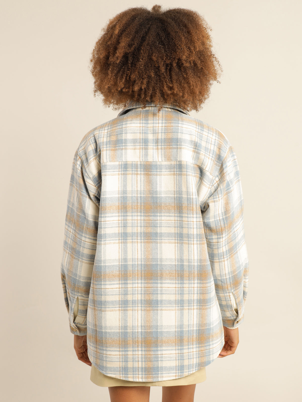 Casey Shacket in Blue Check