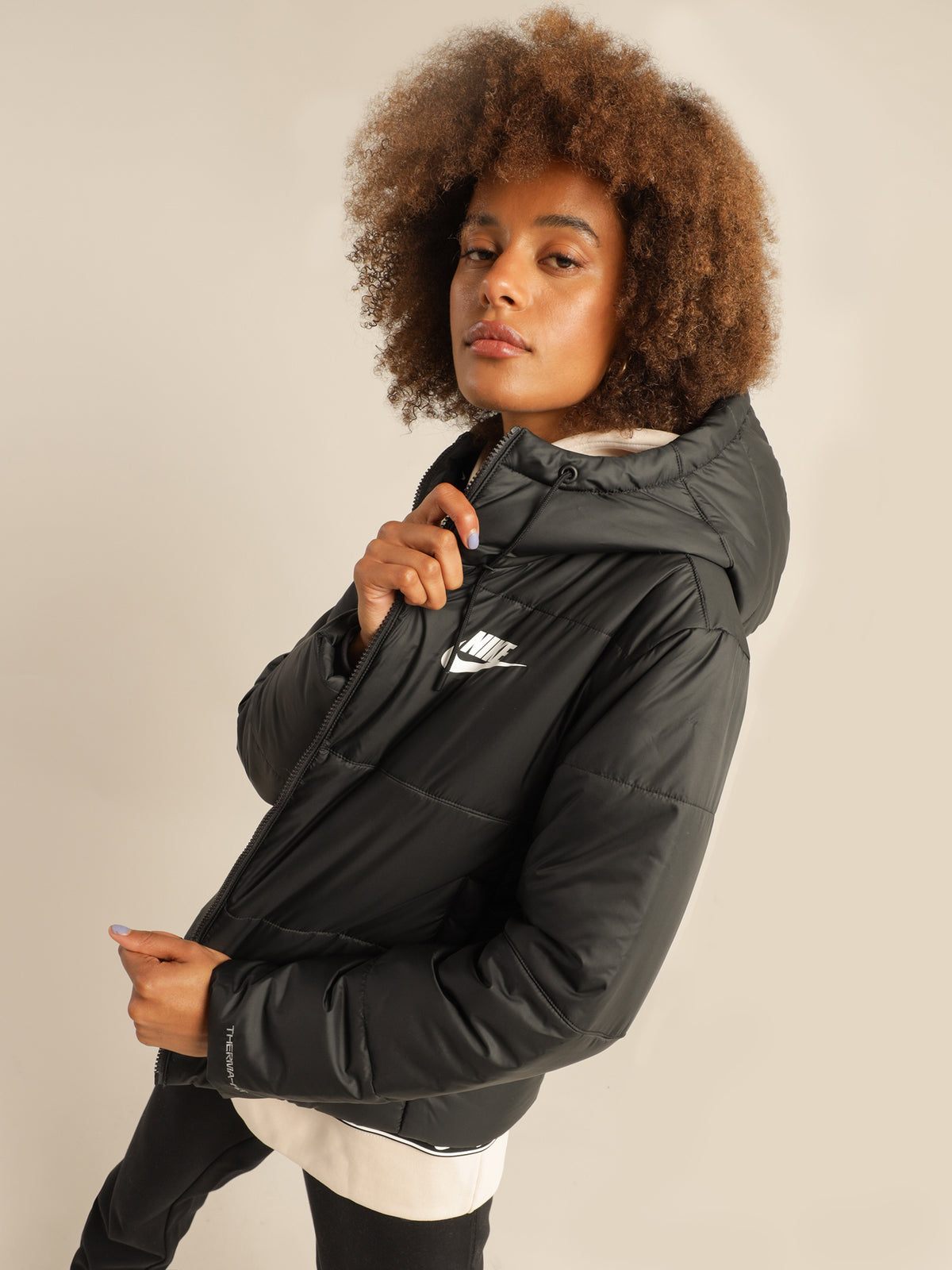 Sportswear ThermaFIT Repel Classic Jacket in Black &amp; White