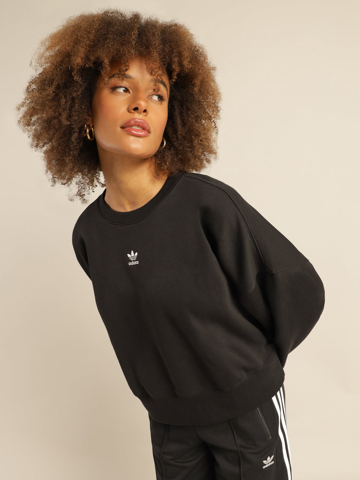 Adicolor Essentials Fleece Sweatshirt in Black