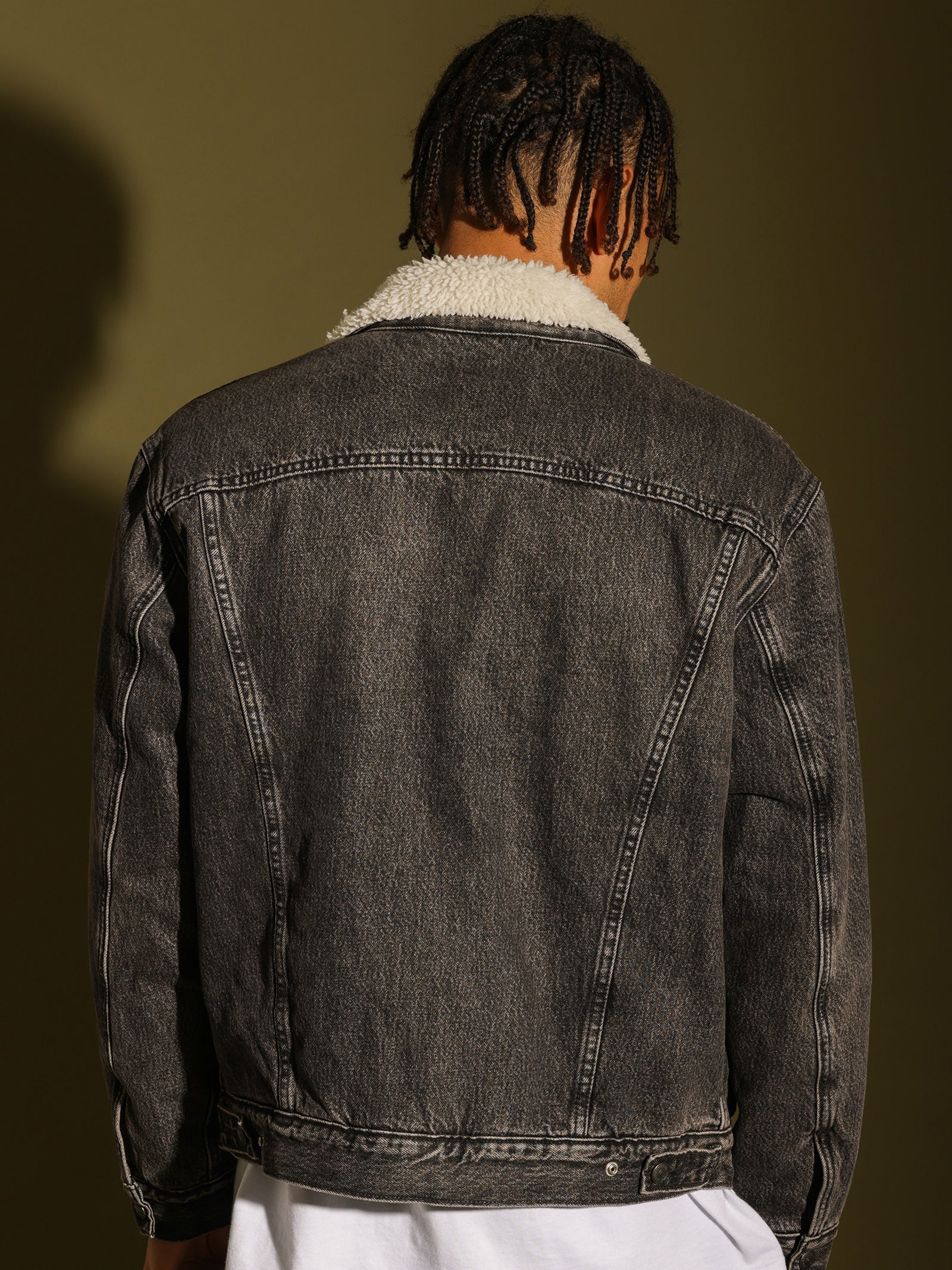 Vintage Fit Sherpa Trucker