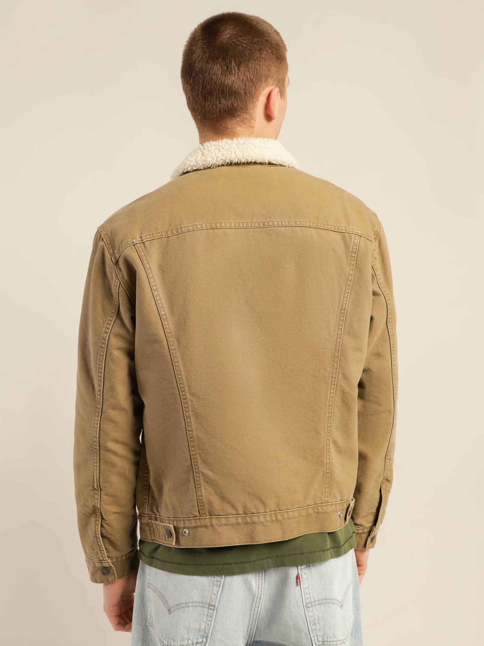 Type 3 Sherpa Lined Denim Trucker Jacket
