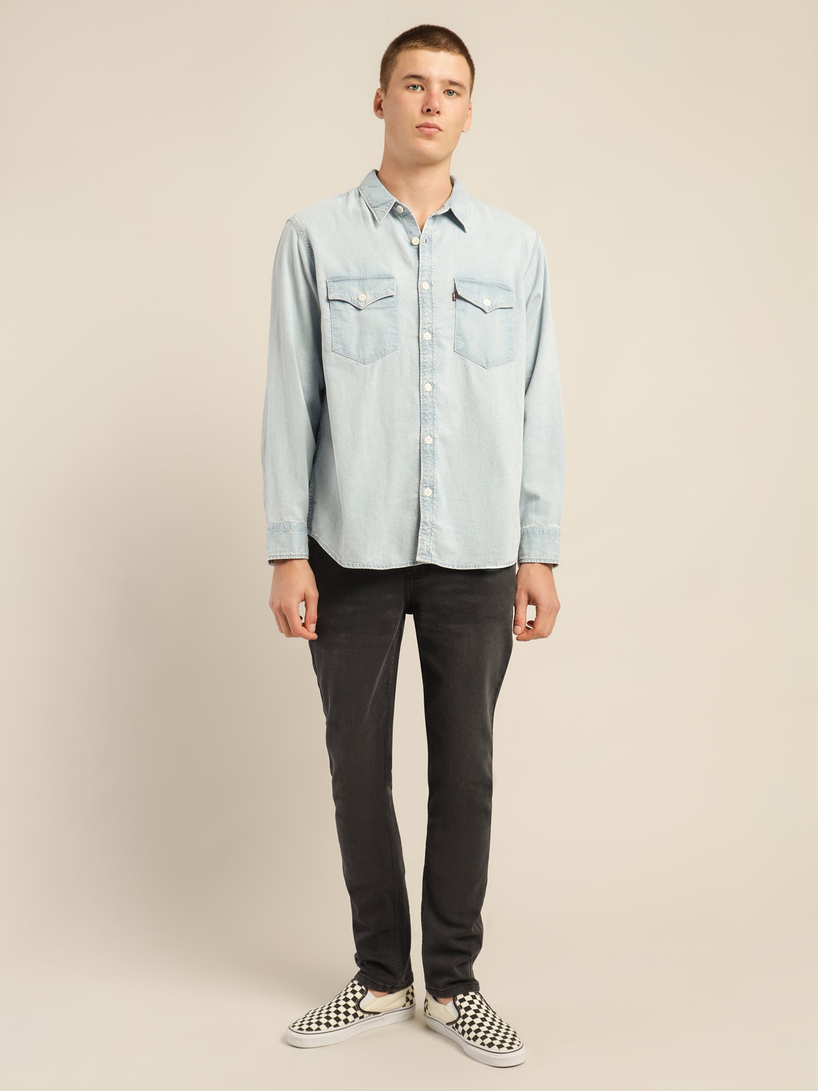 Relaxed Fit Western Shirt