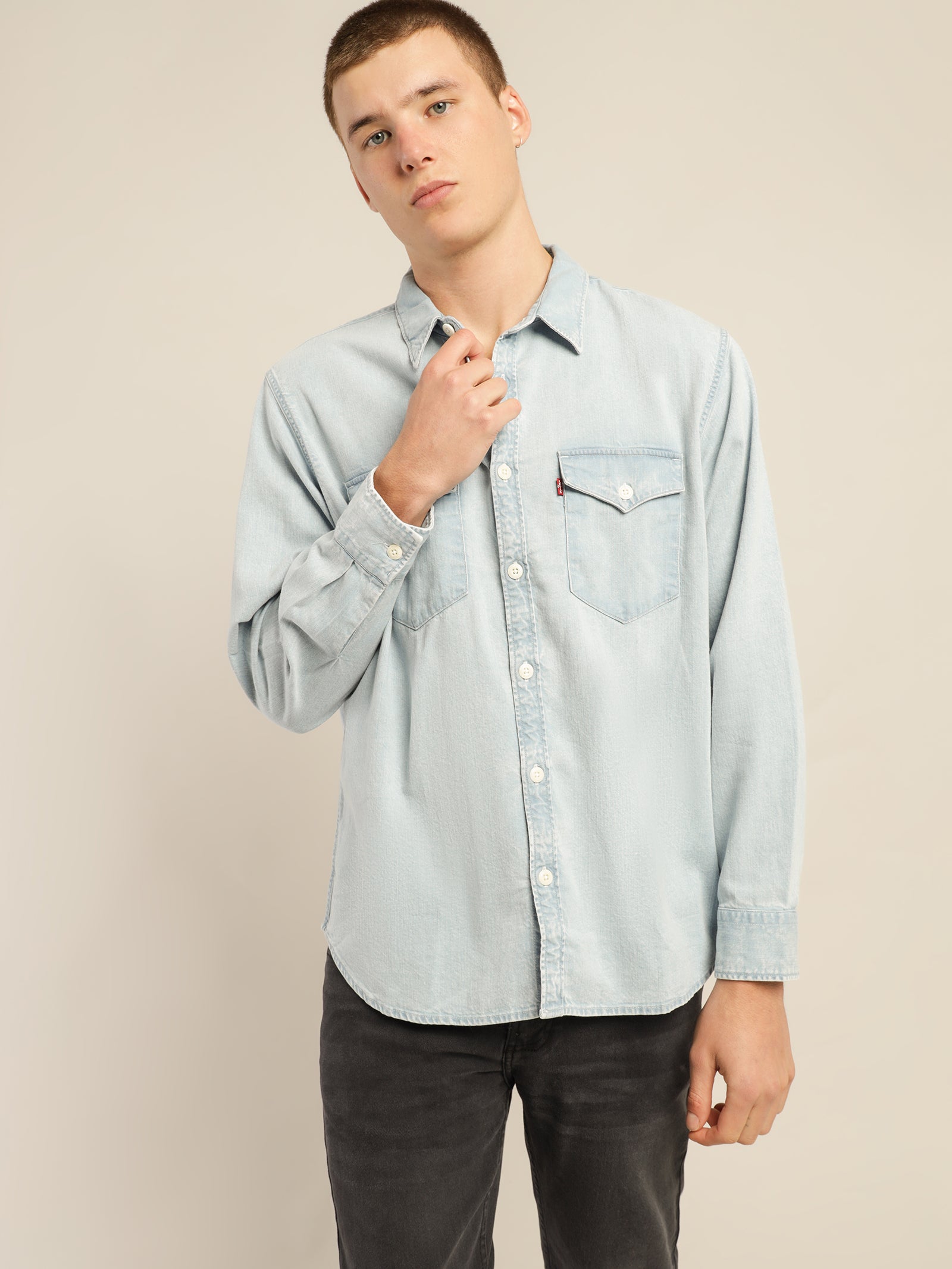 Relaxed Fit Western Shirt