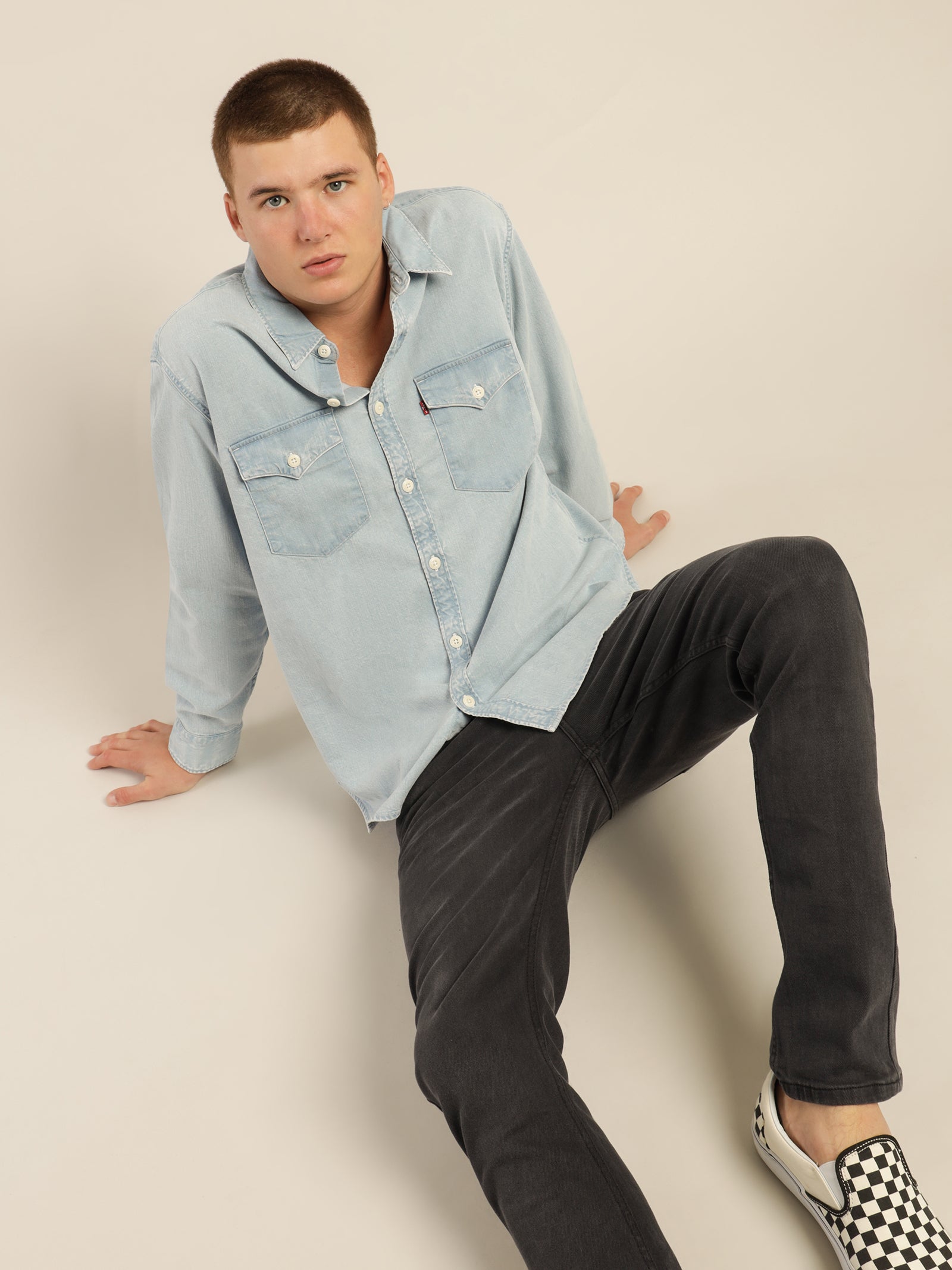 Relaxed Fit Western Shirt