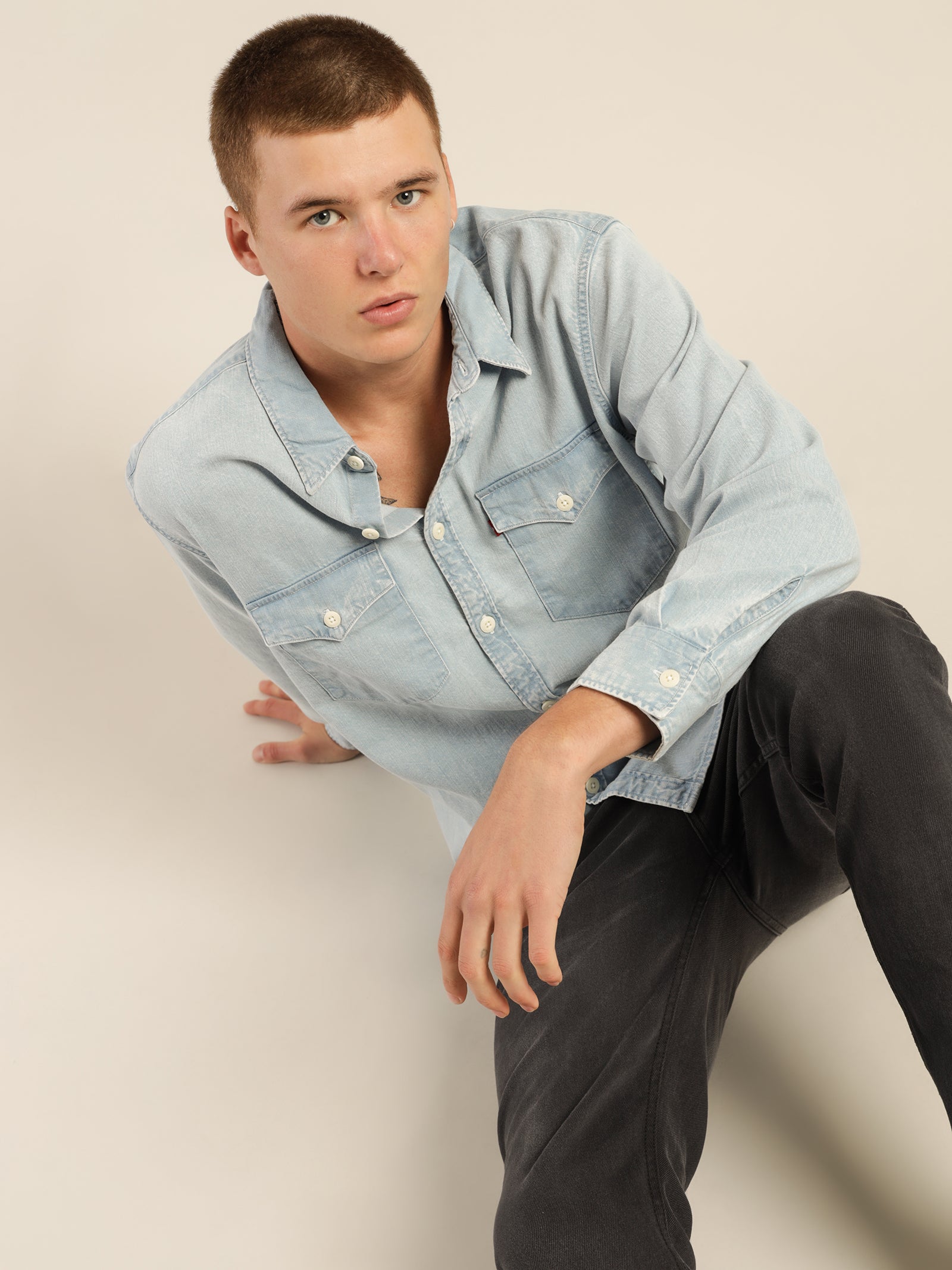 Relaxed Fit Western Shirt