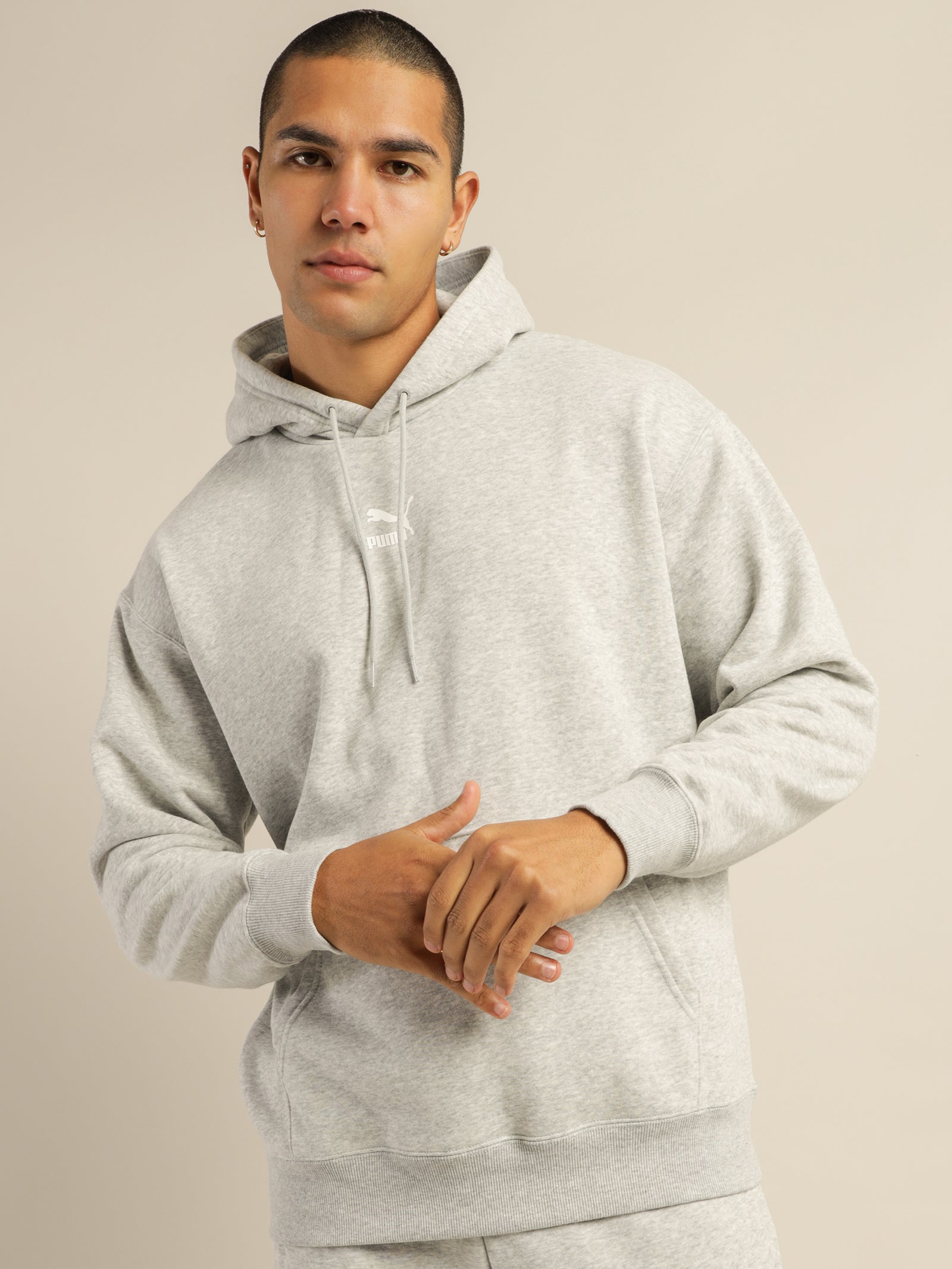 Light grey heather hoodie Clearance