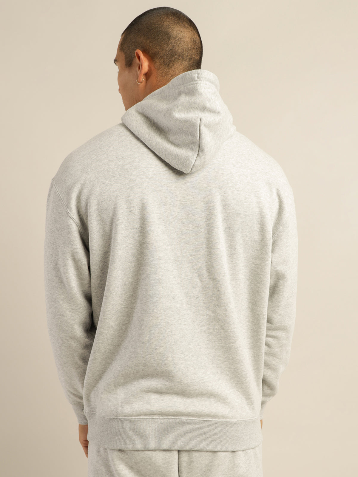 Classics Relaxed Hoodie in Light Grey Heather