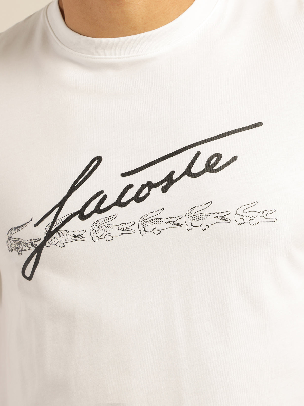 Rene Signature T-Shirt in White
