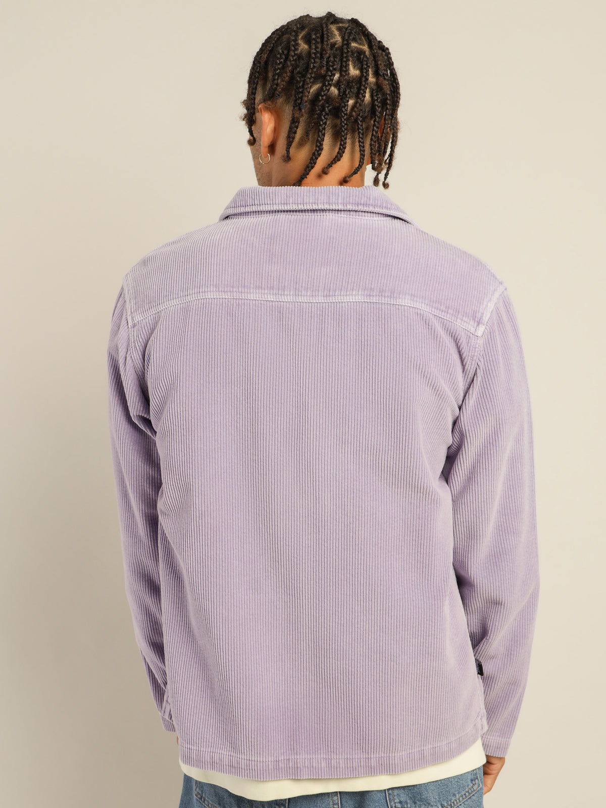 Tyler Cord Jacket in Lavender