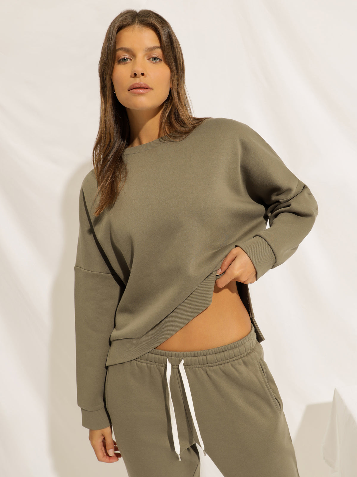 Carter Classic Oversized Sweater in Willow