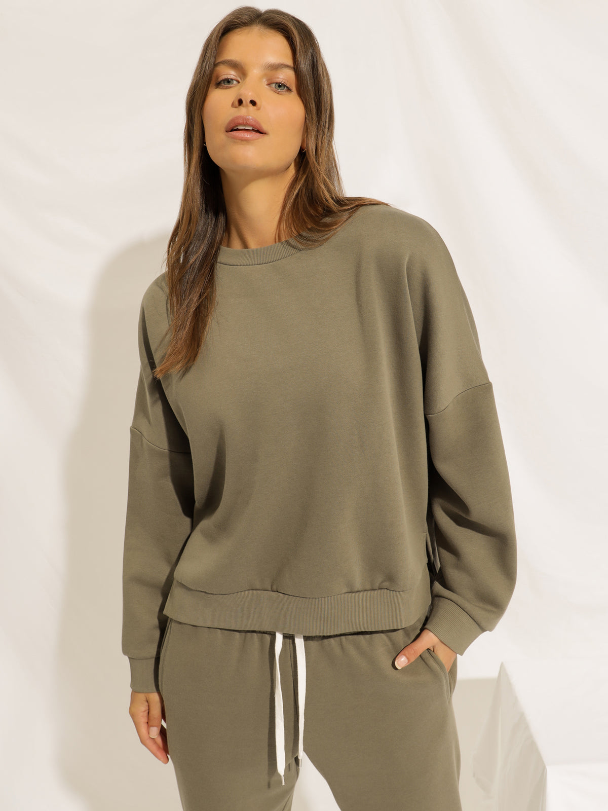 Carter Classic Oversized Sweater in Willow
