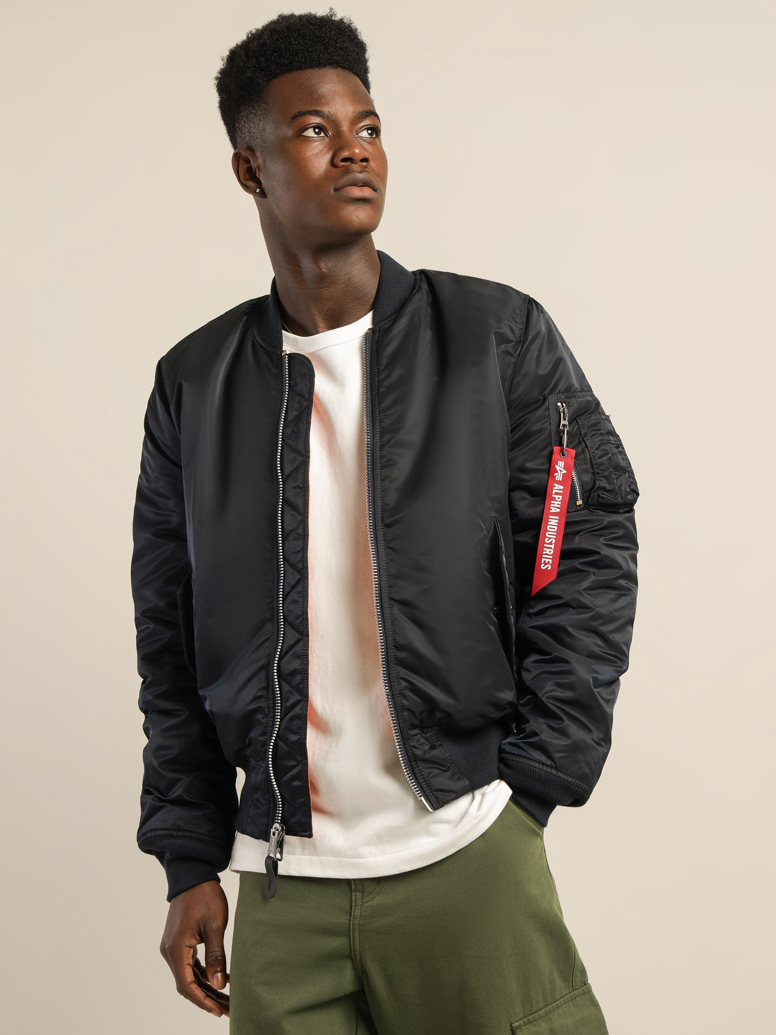 Slim Fit Alpha Jackets Slim Fit Alpha Industries Bomberjacke Alpha
