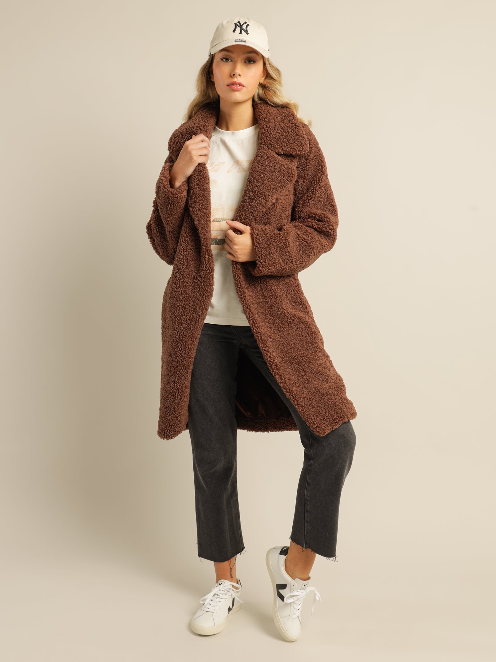 Longline Teddy Jacket